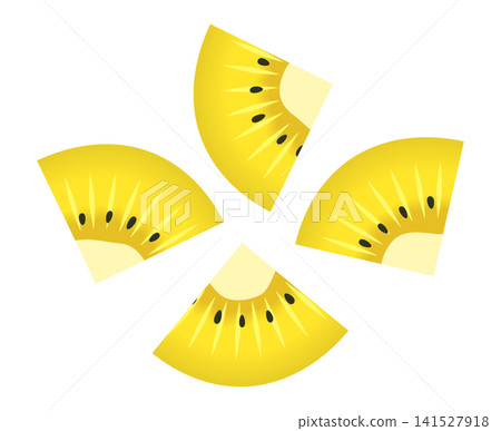 Cut kiwi fruit Cut kiwi fruit 141527918
