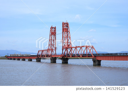 Japanese National Railways (JNR) Chikugo River Lift Bridge Japanese National Railways (JNR) Chikugo River Lift Bridge 141529123