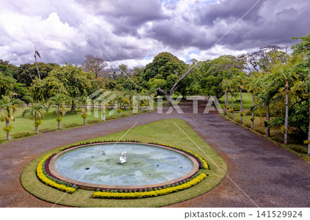 Circular Fountain and Garden Walkways at Chateau de Labourdonnais, Mauritius Circular Fountain and Garden Walkways at Chateau de Labourdonnais, Mauritius 141529924