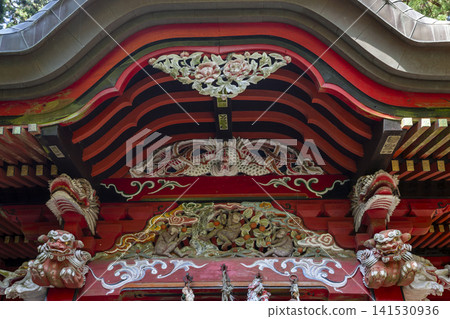 Hanazono Shrine Main Hall Sacred Monkey Hanazono Shrine Main Hall Sacred Monkey 141530936