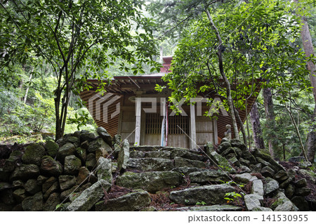 Fudo-do Temple on Mount Koguma Fudo-do Temple on Mount Koguma 141530955
