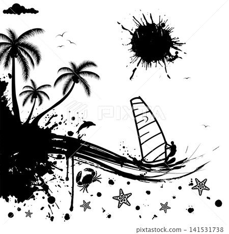 Summer background Summer background 141531738
