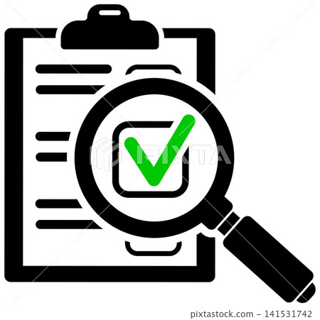 Audit and Test Flat Icon Set Audit and Test Flat Icon Set 141531742
