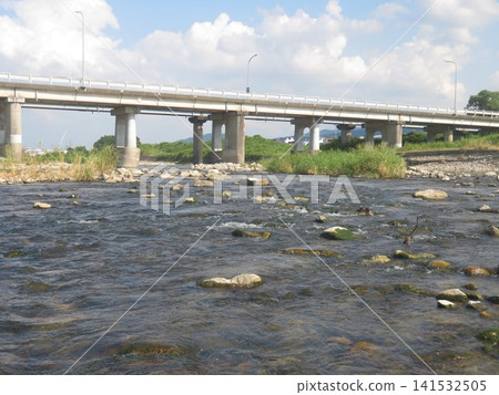 Bridge and River Flow ① Bridge and River Flow ① 141532505