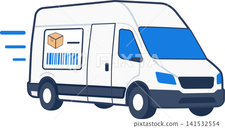 Courier Delivery Van for Parcel Logistics Courier Delivery Van for Parcel Logistics 141532554