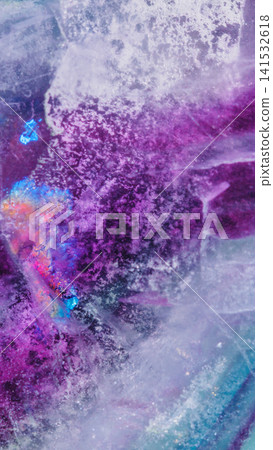 Purple Fluorite Crystal Macro Texture Close-Up Photography Purple Fluorite Crystal Macro Texture Close-Up Photography 141532618
