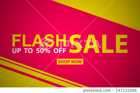 Sale banner template design, special sale offer. Vector design template for promotional events Sale banner template design, special sale offer. Vector design template for promotional events 141532886