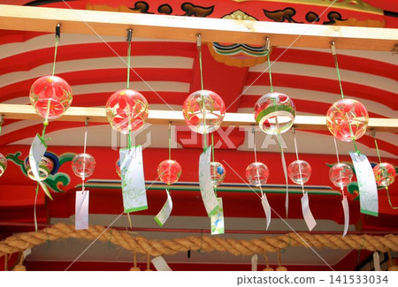 Kozu Shrine and the summer tradition of wind chimes Kozu Shrine and the summer tradition of wind chimes 141533034