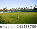 Golf Green With Ball Near Hole Overlooking A Water Hazard 141533766