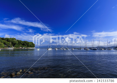 Suruga Bay and Mount Fuji as seen from West Izu Suruga Bay and Mount Fuji as seen from West Izu 141533786