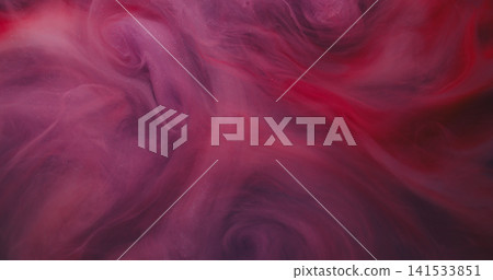 Steam cloud. Defocused stream. Multicolor spray flow liquid. Pink purple red ink fume spill abstract blend blur sparkling background. Steam cloud. Defocused stream. Multicolor spray flow liquid. Pink purple red ink fume spill abstract blend blur sparkling background. 141533851