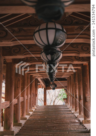 [Hase-dera Temple] Scenery of a temple deep in the mountains of Nara 141534794