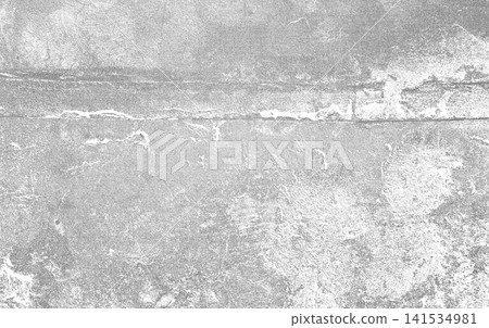 Light grunge texture of a worn concrete wall with cracks and roughness close-up 141534981