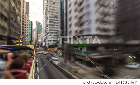 A Hong Kong streets view timelapse from open-top touristic bus during Hong Kong island's touring A Hong Kong streets view timelapse from open-top touristic bus during Hong Kong island's touring 141536467