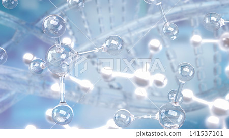 Transparent Molecular Structures and Scientific Formula Background 3d render. Transparent Molecular Structures and Scientific Formula Background 3d render. 141537101