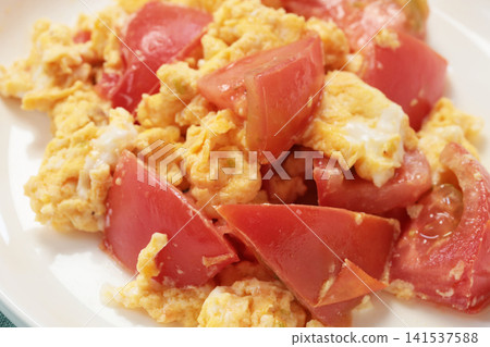 Stir-fried tomato and egg Stir-fried tomato and egg 141537588