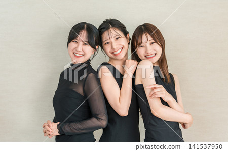 A woman in black clothing with a skincare, beauty, and whitening image (beauty, makeup, cosmetics) A woman in black clothing with a skincare, beauty, and whitening image (beauty, makeup, cosmetics) 141537950