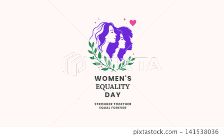 Womens Equality Day Unity And Justice Illustration 141538036