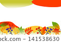 [Autumn] Tag for banner illustration material inspired by autumn foliage scenery 141538630