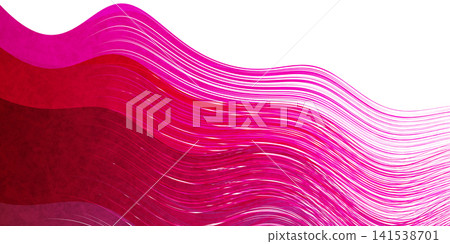 Abstract, flowing pink wavy line background design Abstract, flowing pink wavy line background design 141538701