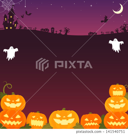 Dark Halloween Simple Frame 2_Square Dark Halloween Simple Frame 2_Square 141540751
