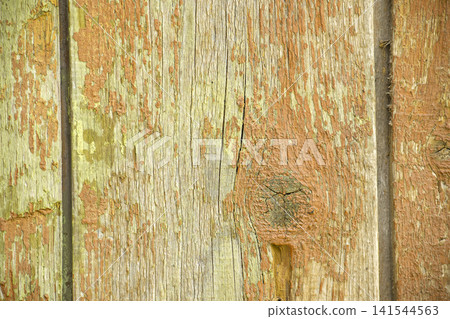 Weathered Wood Planks With Peeling Paint And Rustic Barn Texture Closeup Weathered Wood Planks With Peeling Paint And Rustic Barn Texture Closeup 141544563