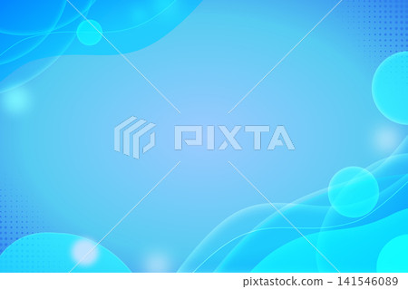 Blue abstract wave background material: A refreshing business design with glowing curves and gradients. 141546089