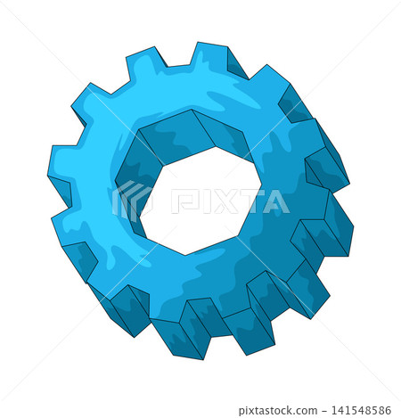 Illustration of Gear Illustration of Gear 141548586