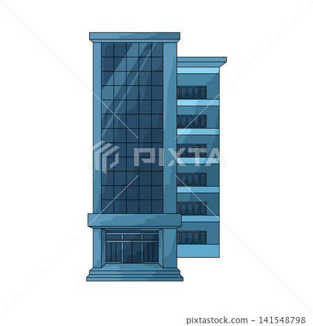 Illustration of Building Illustration of Building 141548798