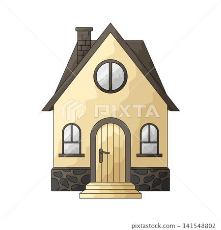 Illustration of Cottage Illustration of Cottage 141548802