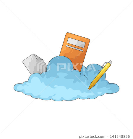 Illustration of Education Cloud Storage Illustration of Education Cloud Storage 141548836