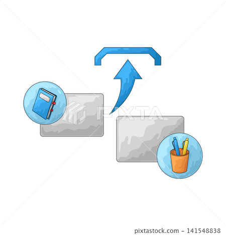 Illustration of Online Education Upload Illustration of Online Education Upload 141548838