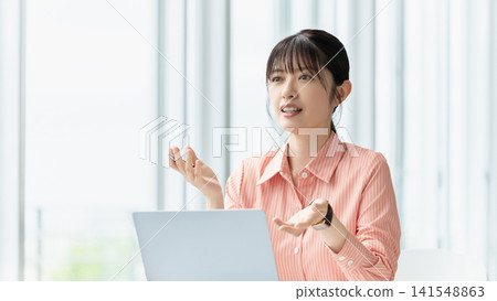 Women and businesswomen having a conversation Women and businesswomen having a conversation 141548863