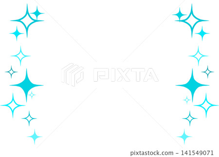 A light blue, stylized frame of light A light blue, stylized frame of light 141549071
