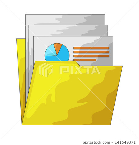 Illustration of Business Folder 141549371
