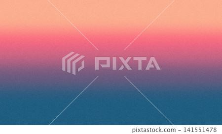 Abstract horizontal gradient is filling frame in flat design, showing subtle grain and sunset bands Abstract horizontal gradient is filling frame in flat design, showing subtle grain and sunset bands 141551478