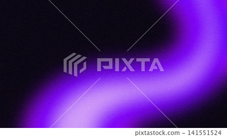 Curving glowing purple band is sweeping across abstract digital composition, with halo and grain Curving glowing purple band is sweeping across abstract digital composition, with halo and grain 141551524