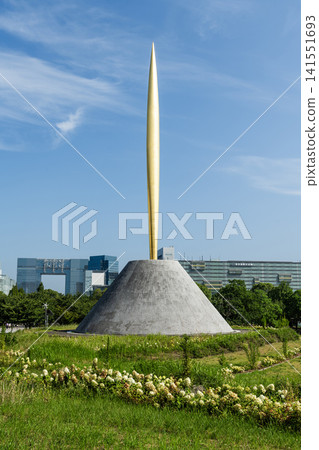 The Flame of Freedom Statue (Flame of Freedom) in Koto City, Tokyo, Japan. The work was presented to Japan by France to commemorate the Year of France. The Flame of Freedom Statue (Flame of Freedom) in Koto City, Tokyo, Japan. The work was presented to Japan by France to commemorate the Year of France. 141551693