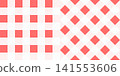 2 coral and white gingham seamless pattern vector pattern background design for fabric textile wrapping paper wallpaper tablecloths kitchen decor apparel scrapbooking print-on-demand products and 141553606