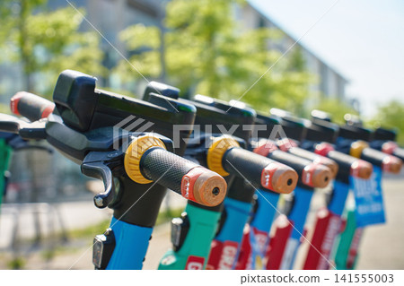 Electric scooters rental in city 141555003
