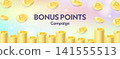 Bonus points campaign where golden point coins fly around 141555513