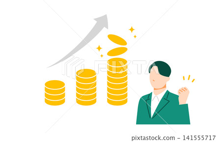 Asset management and saving illustrations that illustrate good cost performance. Asset management and saving illustrations that illustrate good cost performance. 141555717