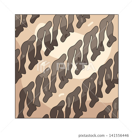 Illustration of batik fabric Illustration of batik fabric 141556446