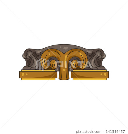Illustration of golden decoration Illustration of golden decoration 141556457