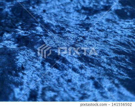 Blue velour fabric Blue velour fabric 141556502