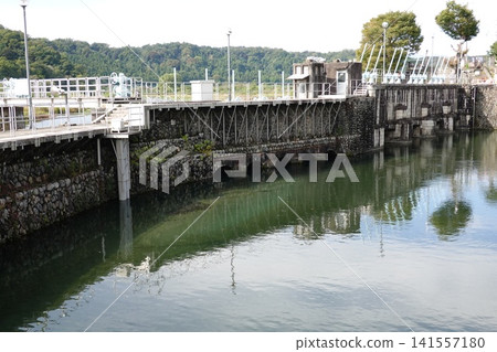 Hamura intake dam Hamura intake dam 141557180