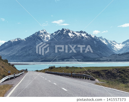 The path to glacial lakes and snow-capped mountains The path to glacial lakes and snow-capped mountains 141557373