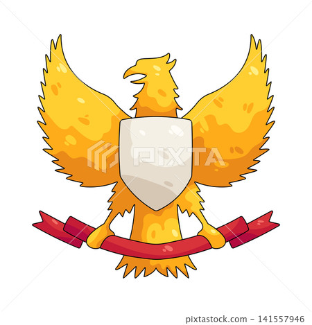 Illustration of garuda pancasila symbol Illustration of garuda pancasila symbol 141557946