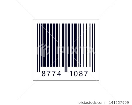 Barcode Graphic Template for Retail Packaging Inventory Management and Digital Product Tracking System 141557999