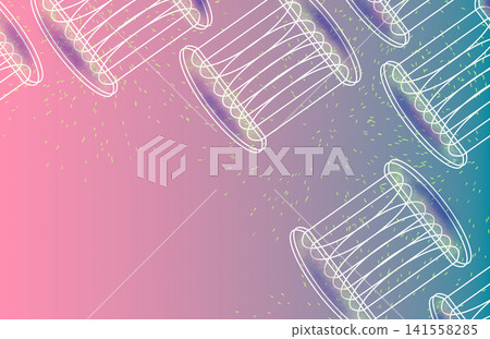 Abstract pink gradient background design inspired by jellyfish 141558285